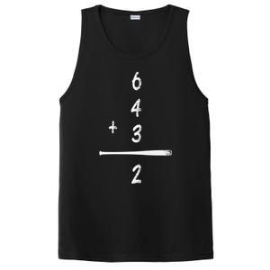 Baseball Math 6 4 3 2 Double Play Cute Gift Softball Game Gift PosiCharge Competitor Tank