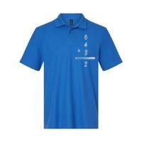 Baseball Math 6 4 3 2 Double Play Cute Gift Softball Game Gift Softstyle Adult Sport Polo