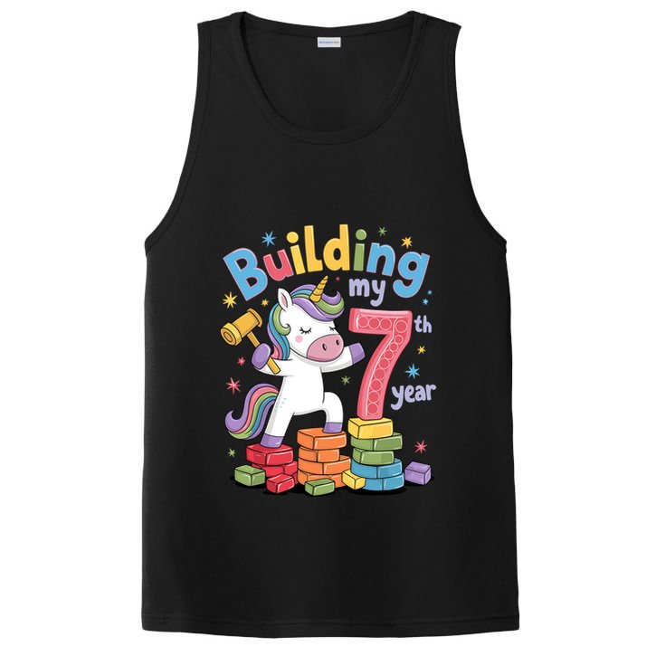 Building My 7th Year Unicorn Funny Design PosiCharge Competitor Tank