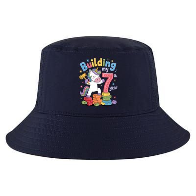 Building My 7th Year Unicorn Funny Design Cool Comfort Performance Bucket Hat