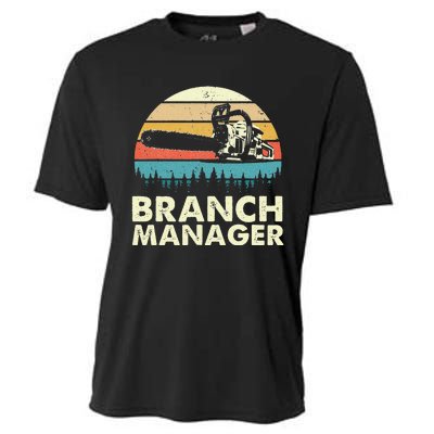 Branch Manager Arborist Tree Surgeon Lumberjack Logger Cooling Performance Crew T-Shirt