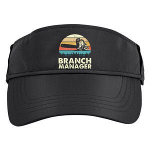 Branch Manager Arborist Tree Surgeon Lumberjack Logger Adult Drive Performance Visor