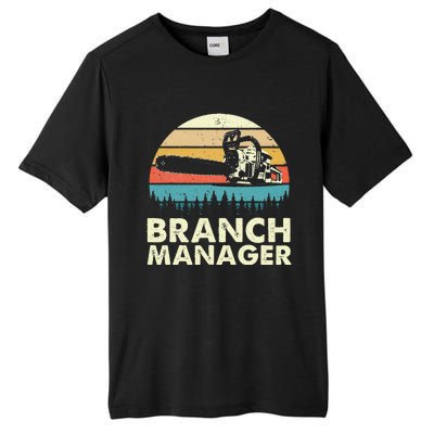 Branch Manager Arborist Tree Surgeon Lumberjack Logger Tall Fusion ChromaSoft Performance T-Shirt