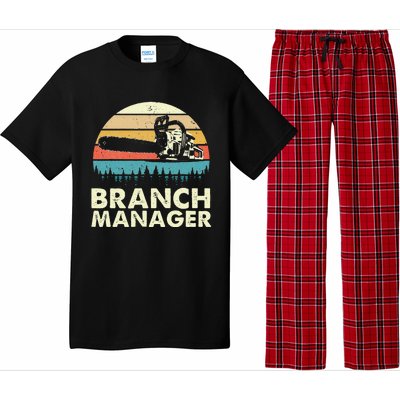 Branch Manager Arborist Tree Surgeon Lumberjack Logger Pajama Set