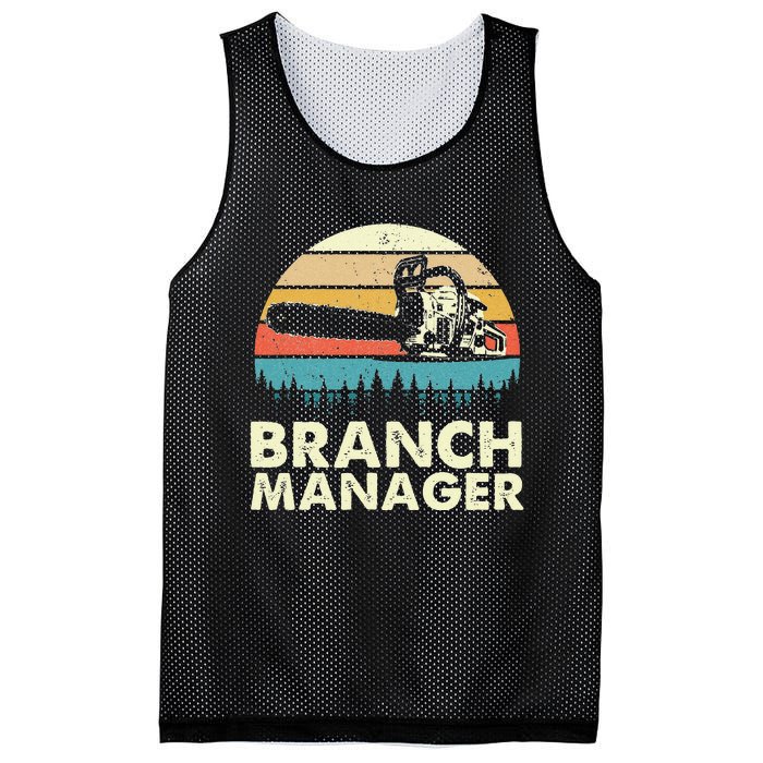 Branch Manager Arborist Tree Surgeon Lumberjack Logger Mesh Reversible Basketball Jersey Tank