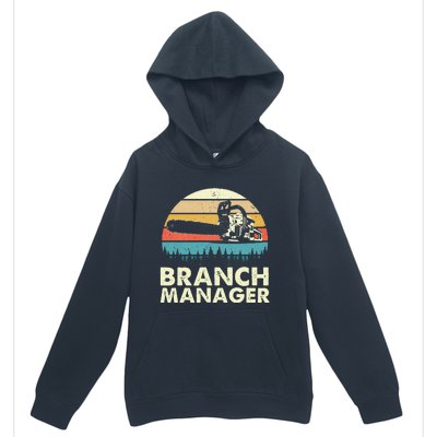 Branch Manager Arborist Tree Surgeon Lumberjack Logger Urban Pullover Hoodie