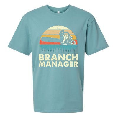 Branch Manager Arborist Tree Surgeon Lumberjack Logger Sueded Cloud Jersey T-Shirt