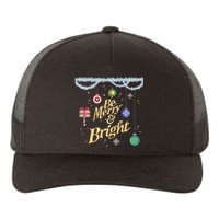 Be Merry And Bright Holiday Yupoong Adult 5-Panel Trucker Hat