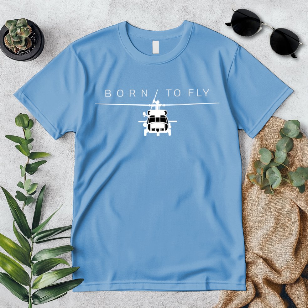 Blackhawk Military Aviation Helicopter Pilot Gift Premium T-Shirt