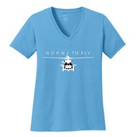 Blackhawk Military Aviation Helicopter Pilot Gift Women's V-Neck T-Shirt