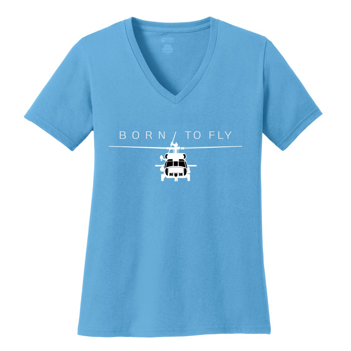Blackhawk Military Aviation Helicopter Pilot Gift Women's V-Neck T-Shirt