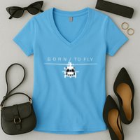 Blackhawk Military Aviation Helicopter Pilot Gift Women's V-Neck T-Shirt