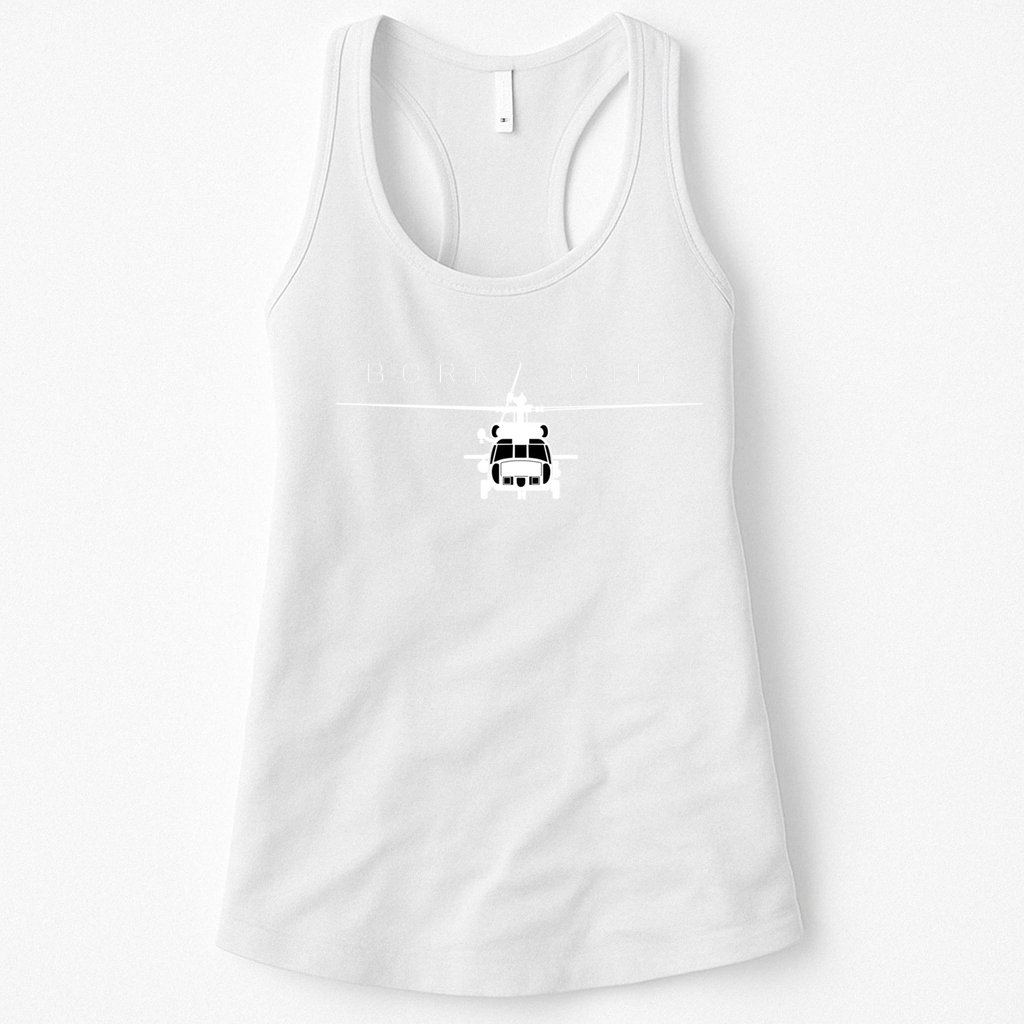 Blackhawk Military Aviation Helicopter Pilot Gift Womens Tank Top
