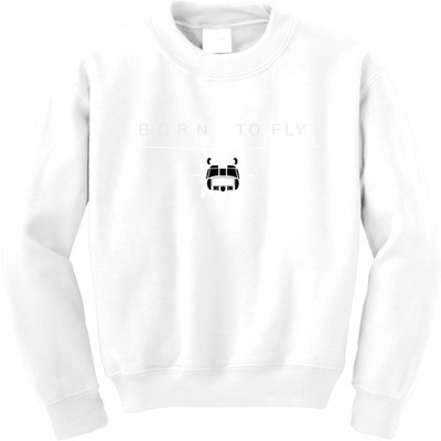 Blackhawk Military Aviation Helicopter Pilot Gift Kids Sweatshirt