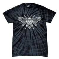 Bee Mandala Art Pattern Insect Beekeeper Gift Tie-Dye T-Shirt