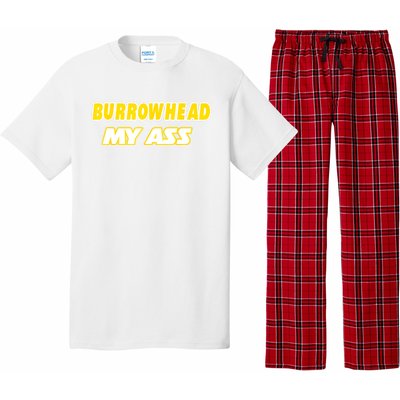 Burrowhead My Ass Funny Football Fan Tailgate Design Pajama Set