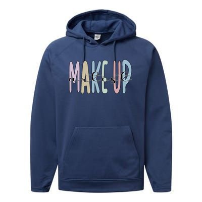 Best Makeup Artist Appreciation Gift Performance Fleece Hoodie