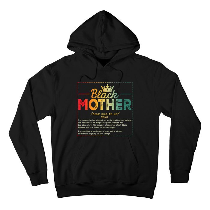 Black Mother African Americans Mothers Day Juneteenth Wo Hoodie