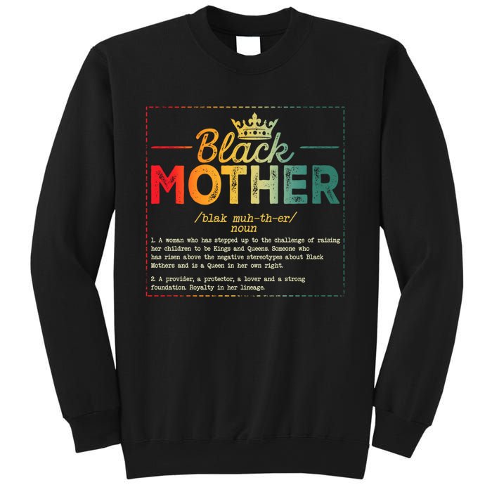 Black Mother African Americans Mothers Day Juneteenth Wo Sweatshirt