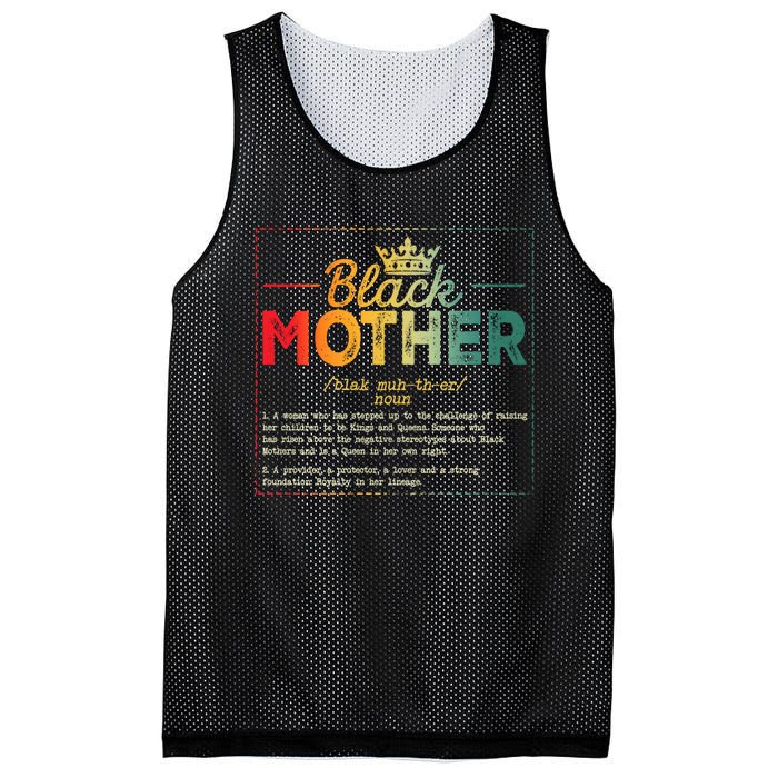 Black Mother African Americans Mothers Day Juneteenth Wo Mesh Reversible Basketball Jersey Tank