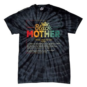 Black Mother African Americans Mothers Day Juneteenth Wo Tie-Dye T-Shirt