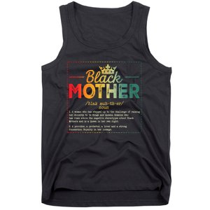 Black Mother African Americans Mothers Day Juneteenth Wo Tank Top