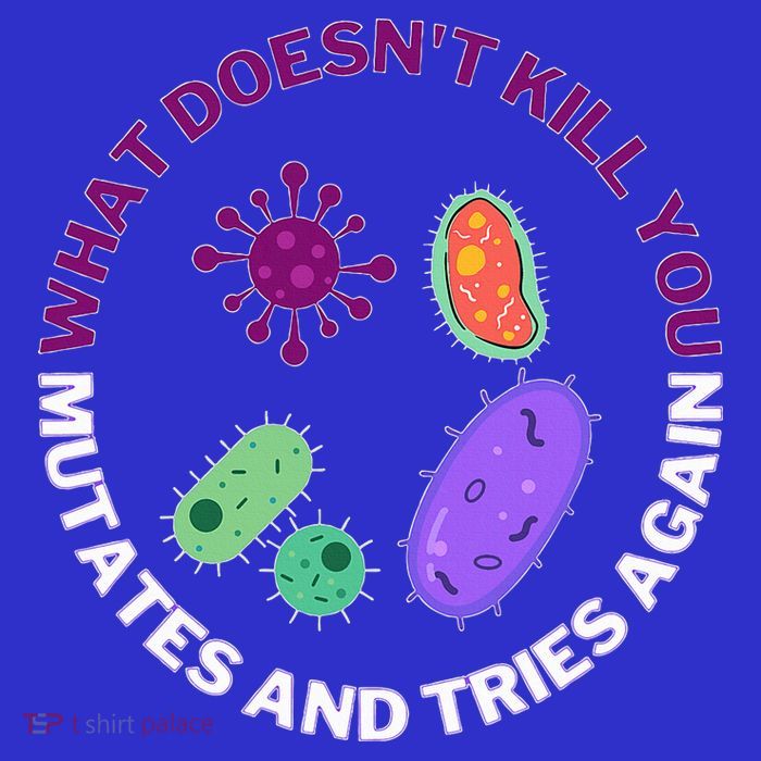 bacteria mutates and tries again  Mousepad