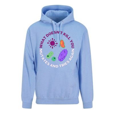 bacteria mutates and tries again  Unisex Surf Hoodie