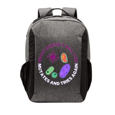 bacteria mutates and tries again funny science microbiology Vector Backpack