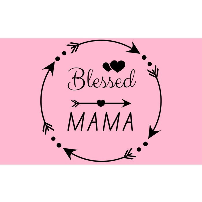 Blessed Mama Arrow Heart Bumper Sticker