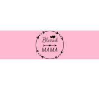 Blessed Mama Arrow Heart Bumper Sticker