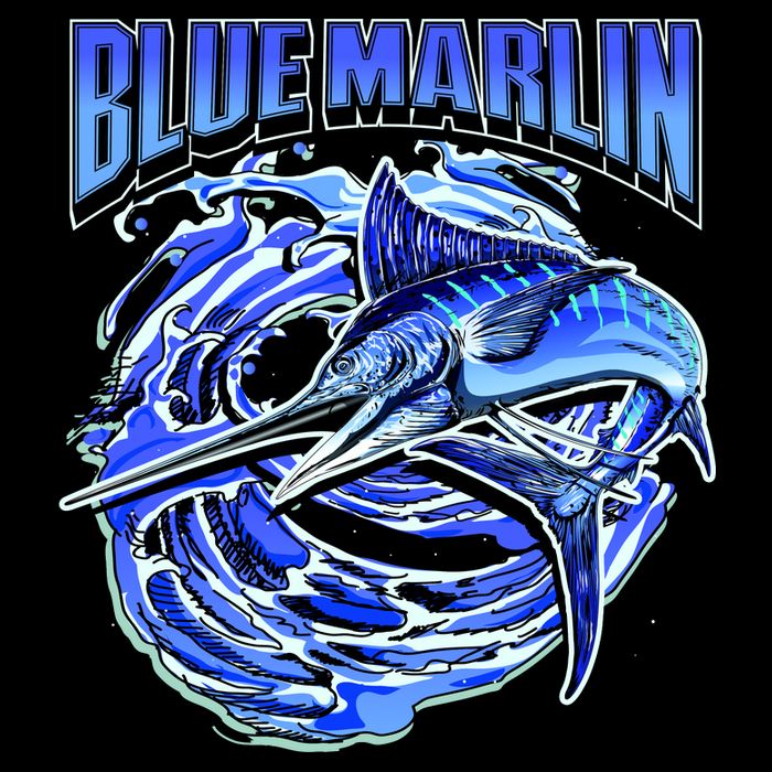 Blue Marlin Action Shot Fishing City Backpack