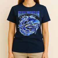 Blue Marlin Action Shot Fishing T-Shirt