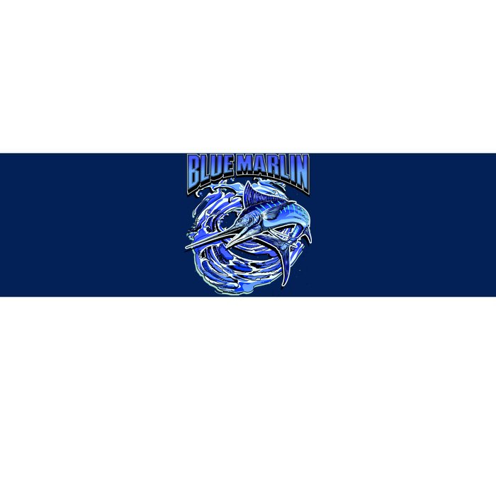 Blue Marlin Action Shot Fishing Bumper Sticker