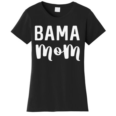 Bama Mom Alabama Gift Mother's Day Football Women's T-Shirt