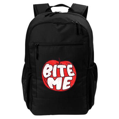 Bite Me Apple Fruit Lover Gift Backpack