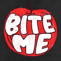 Bite Me Apple Fruit Lover Gift 11oz C Handle Ceramic Mug