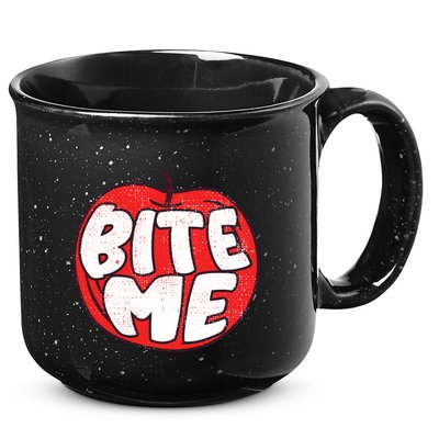 Bite Me Apple Fruit Lover Gift 15oz Campfire Ceramic Mug