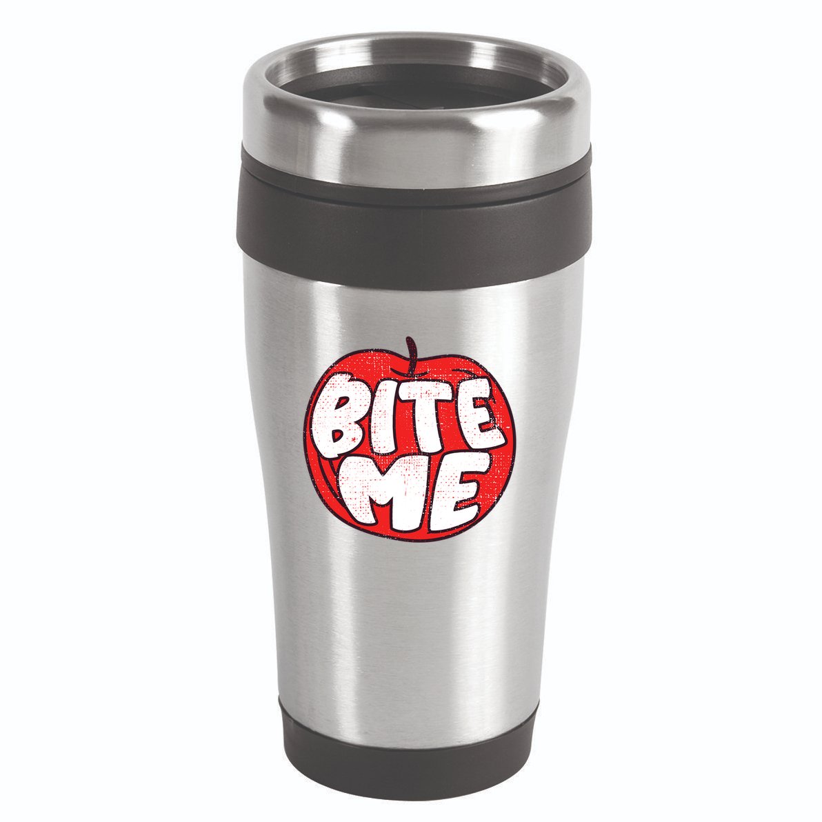 Bite Me Apple Fruit Lover Gift 16oz Travel Tumbler