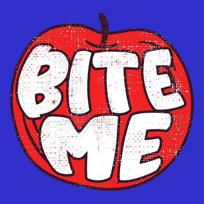Bite Me Apple Fruit Lover Gift T-Shirt