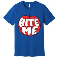 Bite Me Apple Fruit Lover Gift Premium T-Shirt