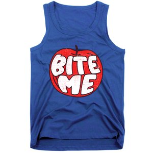 Bite Me Apple Fruit Lover Gift Tank Top