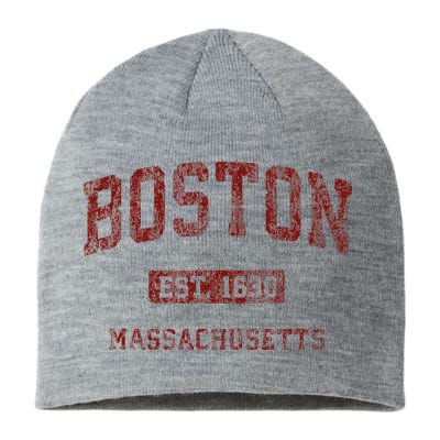 Boston Massachusetts Athletic Throwback Sustainable Beanie