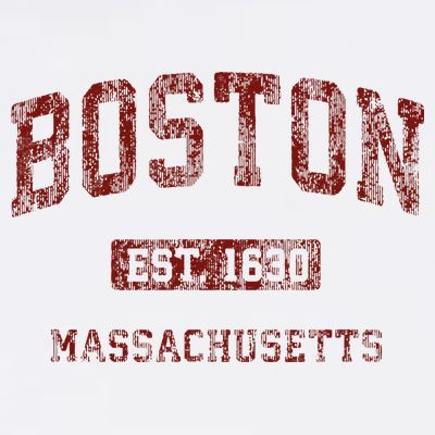 Boston Massachusetts Athletic Throwback T-Shirt