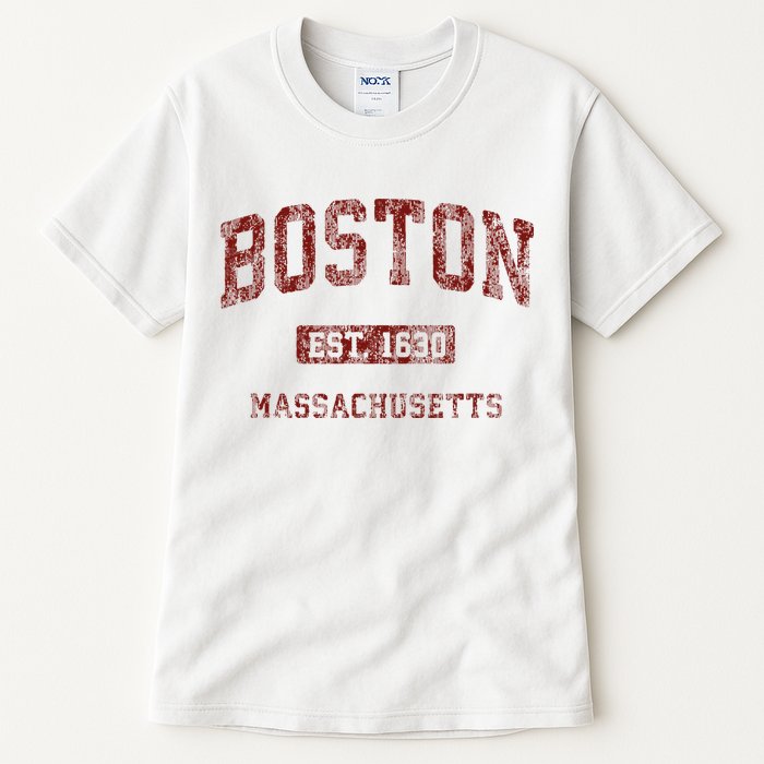Boston Massachusetts Athletic Throwback Tall T-Shirt