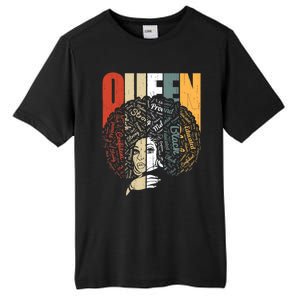 Black Magic Afro American Melanin Natural Hair Queen Gift Tall Fusion ChromaSoft Performance T-Shirt