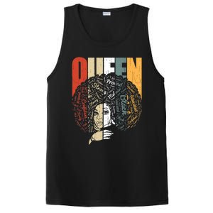 Black Magic Afro American Melanin Natural Hair Queen Gift PosiCharge Competitor Tank