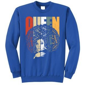 Black Magic Afro American Melanin Natural Hair Queen Gift Sweatshirt