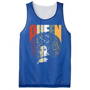 Black Magic Afro American Melanin Natural Hair Queen Gift Mesh Reversible Basketball Jersey Tank