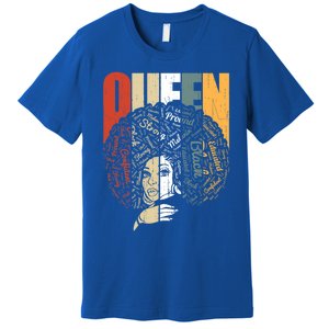 Black Magic Afro American Melanin Natural Hair Queen Gift Premium T-Shirt